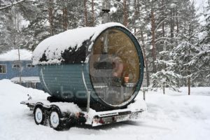 Мобильная баня на прицепе